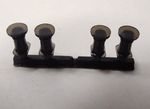 4 x 00 Gauge 4mm Scale Replacement Plastic Hornby Wagon Buffers Lima Bachmann