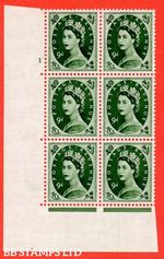 SG. 526. S124. 9d Bronze-green. A fine mounted mint " cylinder 1 no dot " B50501