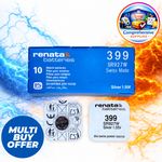 Renata Watch Battery 399 SR927W Swiss Longest expiry