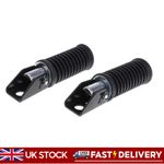 2X Motorcycle Motorbike Foot Rests Pegs Rear Footrest for Suzuki GS125 GN125 NEW