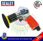 SEALEY GSA722  75MM 3" MINI LIGHTWEIGHT HOOK & LOOP AIR POLISHER/BUFFER/BUFFING