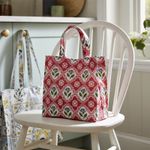 PVC Bag - Small Ulster Weavers Boho Floral 100% Cotton, PVC Coating Multi