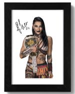 Rhea Ripley Signed Autograph PHOTO Pre Print 6x4/A4/ Framed WWE