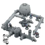 Smoke and Steel Fully Modular Pipes Gothic Industrial Set 28mm Wargaming Terrain