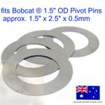 4x Bobcat Bucket Pivot Pin Shim Spacer 1.5" ID 0.5mm Thick T450 T550 T590 T595