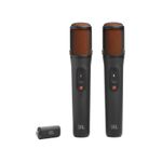 JBL EasySing Mics | 2 Wireless Microphones | AI Karaoke for Partybox Speakers