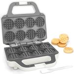 Mini Waffle Maker Machine – Bake 8 x 2'' Bite-Sized Waffles, Compact Non-Stick
