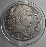 France Napoleon Bonaparte Silver 5 Francs coin 1811