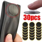 UK 20X Glueless Bicycle Cycling Bike Tire Tyre Tube Puncture Patches Repair Kit.