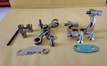 Lambretta UNI New Design Cable Adjuster Block And Gear Swivel Set (Free Postage)