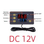 12V Temperature Controller Switch With Probe 20A Thermostat Control UK