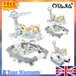 Baby Walker/Rocker Bouncer First Steps Push Along Activity Music Ride On Car HOT