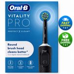  Oral‑B Vitality Pro Electric Toothbrush, 3 Modes, Round Brush Head, 4×30s Timer