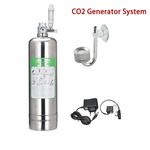 Aquarium CO2 Generator Kit Stainless Steel Fish Tank CO2 Cylinder Reactor System
