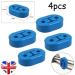 4X UNIVERSAL HEAVY DUTY HANGER RUBBER EXHAUST MOUNTING EXHAUST HANGER HOLE 11MM
