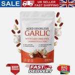 Resilia Garlic Extract 600mg Softgels-60ct,Odorless Aged Garlic Extra with CoQ10