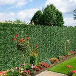 3M-12M Artificial Hedge Ivy Leaf Garden Fence Balcony Privacy Screens Wall Panel
