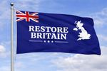 Personalised Restore Britain Union Jack Flag  - Custom Rupert Lowe Banner UK