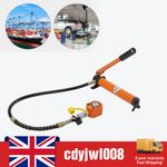 10T Low Profile Hydraulic Jack Porta Power Kit+CP-180 Manual Hydraulic Hand Pump