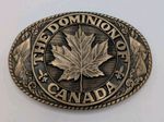 TONY LAMA GREAT STATE SERIES DOMINION OF CANADA SOLID BRASS  BELT BUCKLE