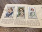 Vintage 1934 John Player Film Stars Cigarette Card Album COMPLETE Set 50/50