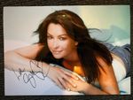 SUZI PERRY HAND SIGNED A4 PHOTO MOTOGP F1 TNT SPORT BT SPORT BBC TV GADGET SHOW