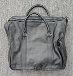 Ralliart Mitsubishi Heritage Men’s Suit Garment Carrier Black 100% Leather JDM