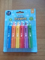 Baby Bath Crayons: 6 Colours: Great fun at Bathtime!  Wipe Clean bath