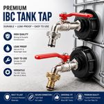 IBC Tank Adapter Connector To Garden Tap With Hose Fitting Fuel Water