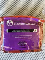 blizzard rescue blanket EMS trauma blanket orange 2.3x1.56m
