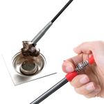 2-10 Feet Flexible Grabber Claw Pick Up Reacher Tool with 4 Claws Bendable Hose