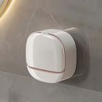 Wall-Mounted Draining Soap Holder - No-Drill Soap Box for Bathroom and Shower