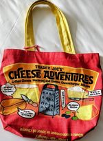 LIMITED EDITION Trader Joe’s Canvas Tote Bag – Cheese Adventures Graphic Shopper