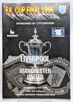 1996 FA Cup Final Programme | Liverpool vs Manchester United