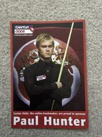 Paul Hunter Snooker Champion Signed Card