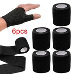 6 X Tattoo Grip Tube Wrap Tape Cover 4.5M Self-adhesive Elastic Bandage Tattoo