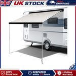 ELECTRIC AWNING WIND ROLL OUT SUN CANOPY BLACK CAMPERVAN MOTORHOME VAN Wind