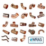 Copper End Feed Fittings WRAS Approved Endfeed Fittings 8mm 10mm 15mm 22mm 28mm