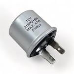 2 Pin Flasher Unit Relay Indicator 12v 21w x 2 (+5w) Max 47W Universal Fitting