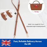 Adjustable Leather Shoulder Strap with Punch-Free Buckles for Longchamp Mini Bag