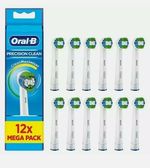 Oral-B Precision Clean Replacement Toothbrush Head, Pack of 12 Counts