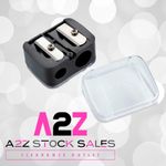 MAKEUP SHARPENER- WITH COVER - LIP LINER/EYELINER PENCIL COMPATIBLE 