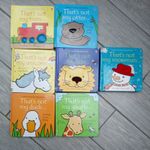 Usborne That's not My Books x 7 Sensory Touchy Feely Educational Book Bundle