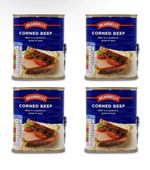 4 x Bramwells Corned Beef - 4 x 340g Tins - Aldi Meat -