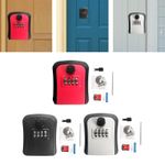 Key Lock Box Spare Key Storage Box Waterproof 4 Digit Code Wall Mount Security