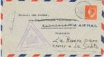 CURACAO 1942, 10 C Wilhelmina EF a. Pra.-Lupo-Bf to Venezuela Censorship Stamp