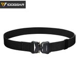 IDOGEAR Tactical Belt Metal Buckle Adjustable Elastic Waist Belt Fast Release BK