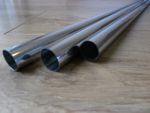 3 X 100cm 1M NEW CHROME 15mm RADSNAPS RADIATOR PIPE COVERS  - FREE UK DELIVERY