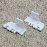 2x Reinforced End Caps for Velux Guide Rails - For Part 948595 - Pair of Covers