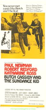 BUTCH CASSIDY AND THE SUNDANCE KID MOVIE POSTER Original AUSTRALIAN Daybill Size